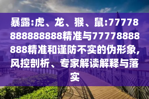 暴露:虎、龍、猴、鼠:77778888888888精準(zhǔn)與77778888888精準(zhǔn)和謹(jǐn)防不實(shí)的偽形象,風(fēng)控剖析、專家解讀解釋與落實(shí)